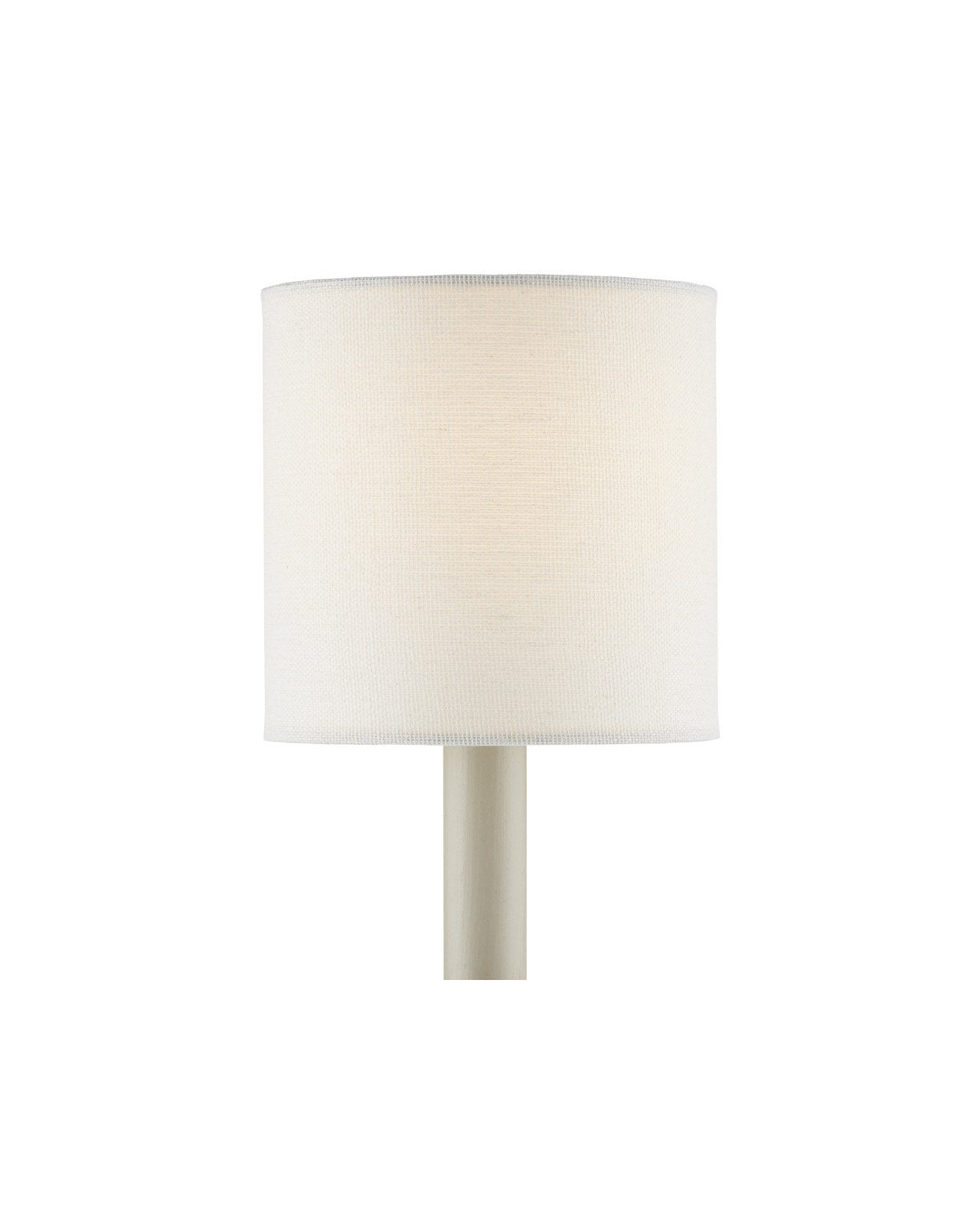 Off-White Fine Grasscloth Drum Chandelier Shade